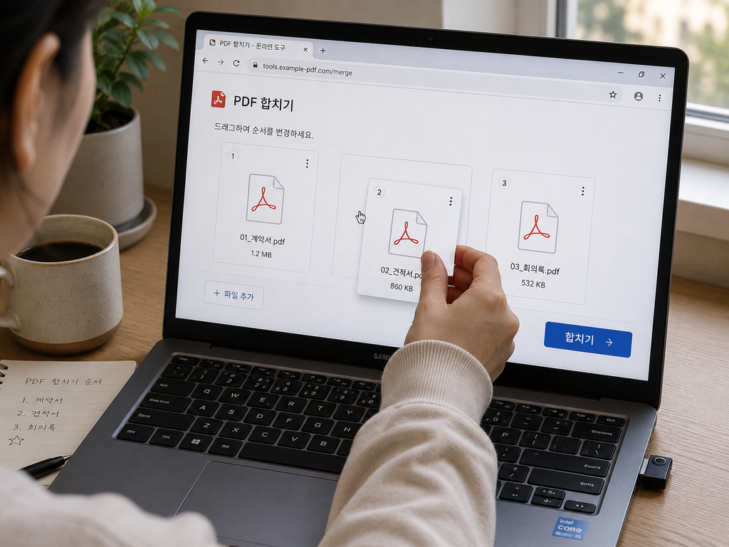 PDF 순서, 파일명 정리
